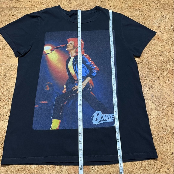 David Bowie Wm’s Live Graphic T-Shirt In Black Sz M - Picture 7 of 10
